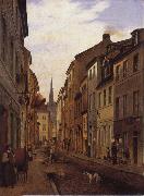 Eduard Gaertner Parochialstrabe oil painting artist